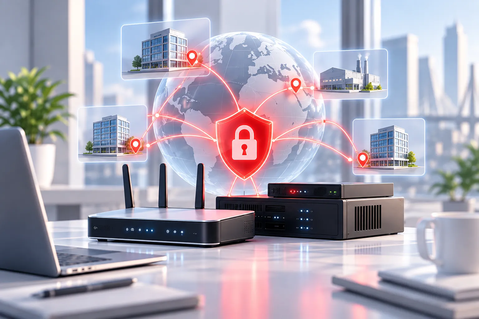 Настройка корпоративного VPN с интеллектуальной маршрутизацией