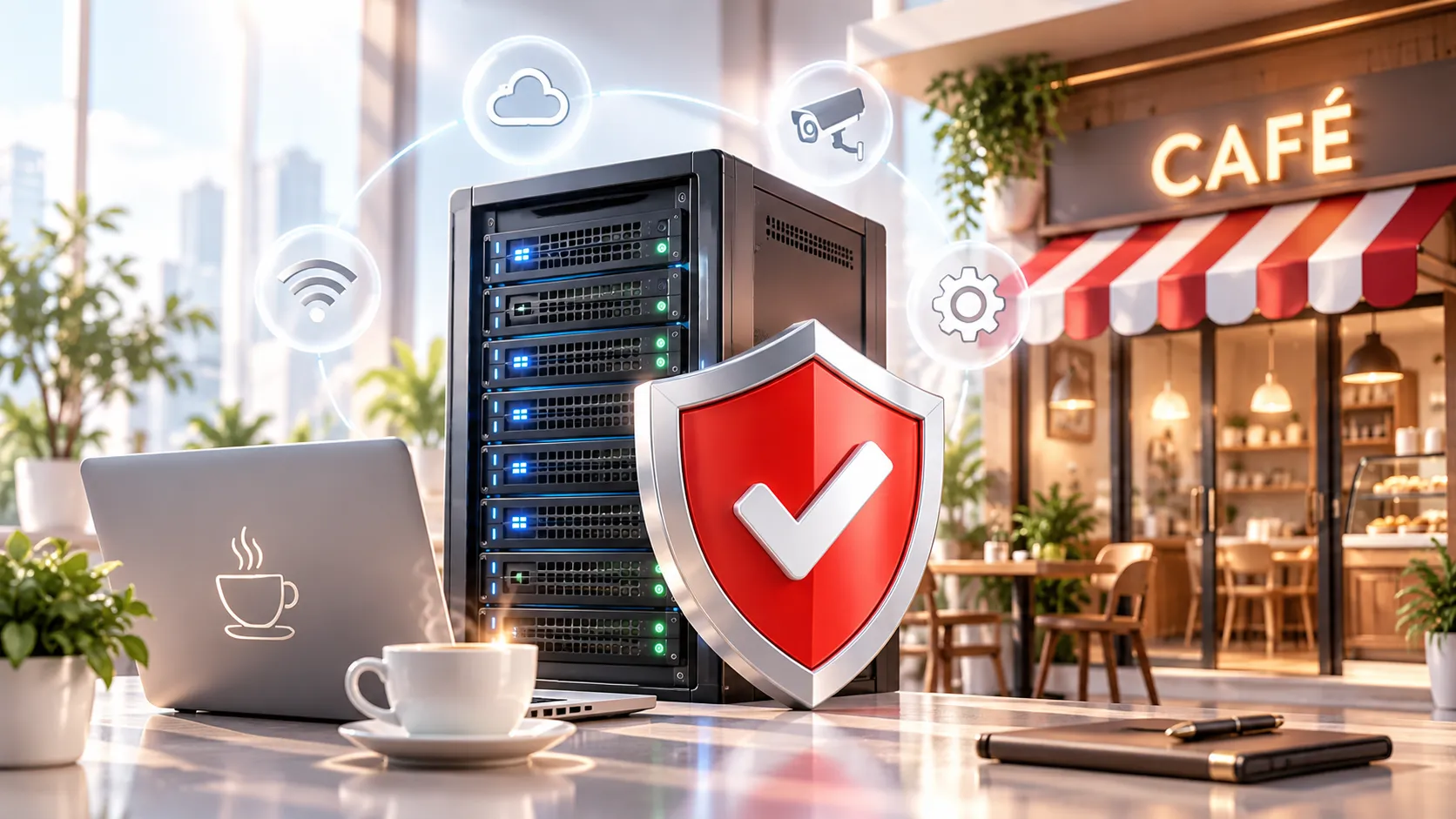 Снаружи — уютное семейное кафе. Внутри — сложная IT-инфраструктура