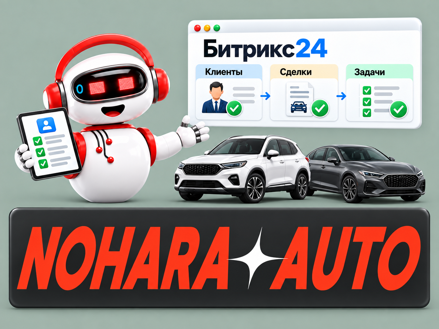 Внедрение Битрикс24 для компании «Нохара Авто»