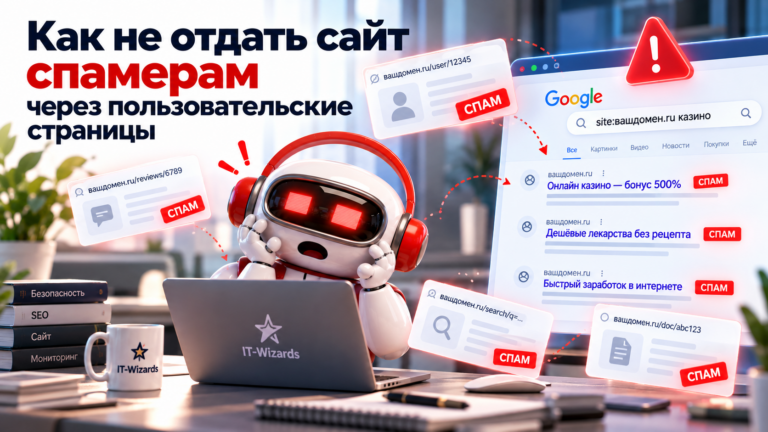 Как не отдать сайт спамерам